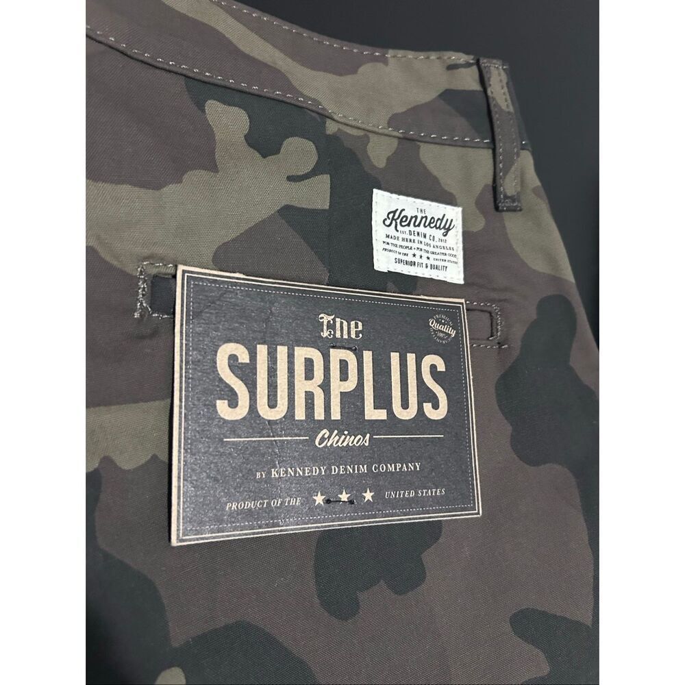Men's Camouflage Chino Pants - Green Camo - Picture 2 of 13